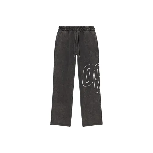 Off Белые Вязаные Спортивные Штаны Мужские