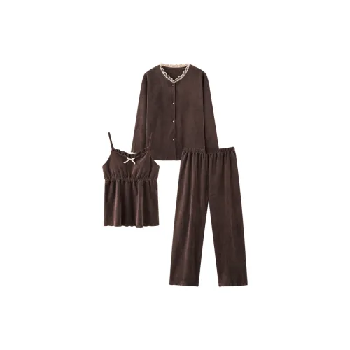 ЮЙЧЖАОЛИНЬ Pajama Комплект Осенний и Зимний Женский