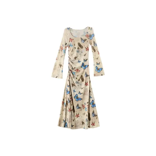 Local Gal Длинное платье с длинными рукавами женское