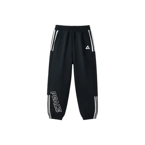 PEAK Черный PK Белый Линия Силикон K+PK Wa Peace Белый Нижний Правый Printed Фильм K Kids Тренировочные брюки