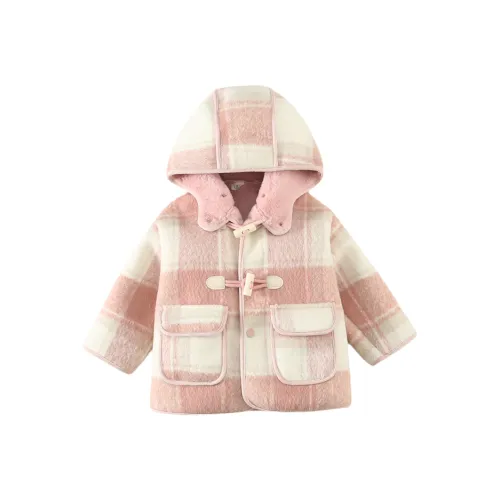 ZHIO Клетчатый Kids Шерстяное пальто