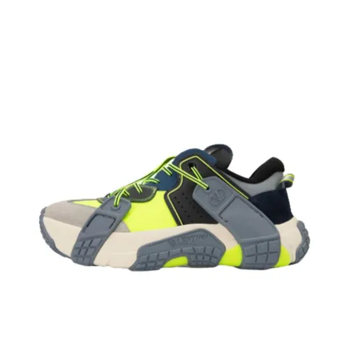 Valentino VLTN Wod Амортизация Низкий Топ Спортивная Повседневная Обувь Мужская Серый Желтый
