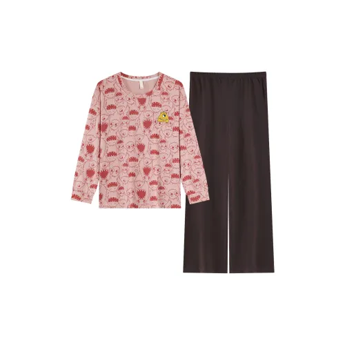 MADALLO Pink Women's Pajama Sets MADALLO Розовый Женский Комплект Пижам