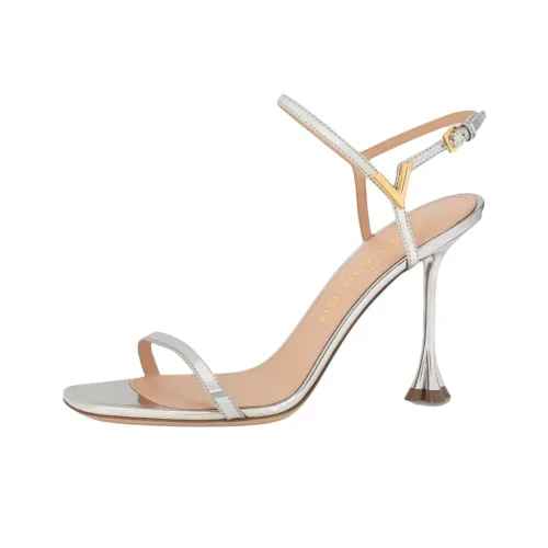 LOUIS VUITTON Blossom One Strap Sandals Женские Серебряные