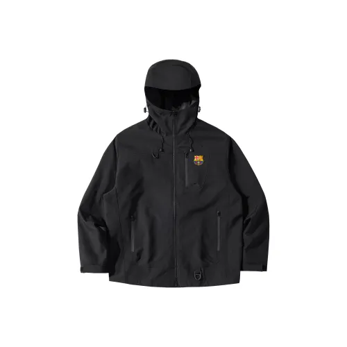 FCB ARCELONA Термический Дышащий Водонепроницаемый Ветрозащитный и Дождевой Ветровка Унисекс