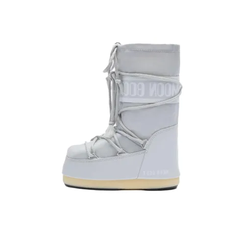 MOON BOOT Детские утепленные сапоги Серый Kids