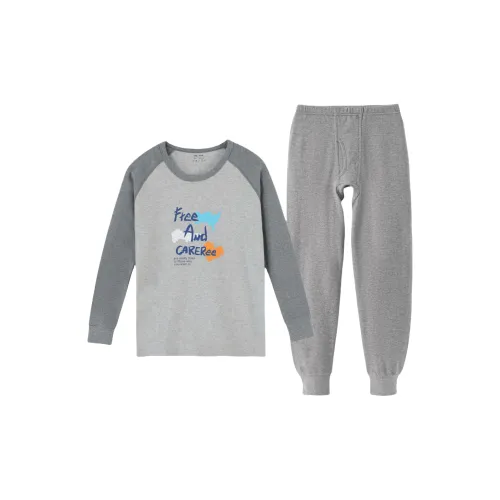 Gray Men's Thermal Sets Серый мужской термокостюм