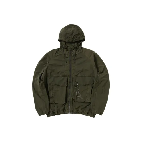 And Wander x ROA FW25 Одежда Dye Nylon С капюшоном Куртка Куртки Пальто Unisex