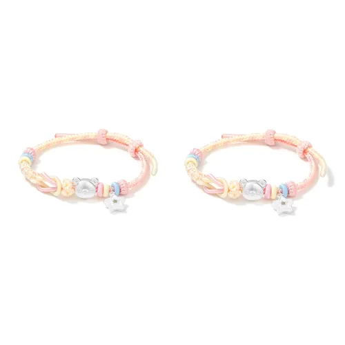 Welcome to the treasure Макарон Дофамин Девичий Сердце Браслет-шнурок Аксессуар для рук Унисекс