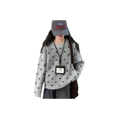 Giyu Серый Школьный возраст Свитера