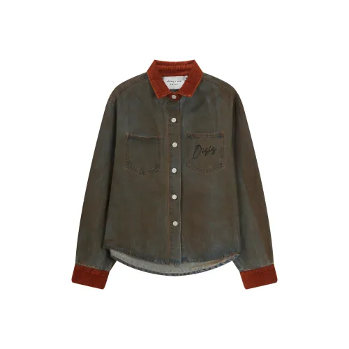 OISIS Грязь Синий Женские Рубашки