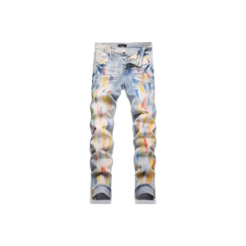 Wooden Rabbit Синий Мужской Джинсы