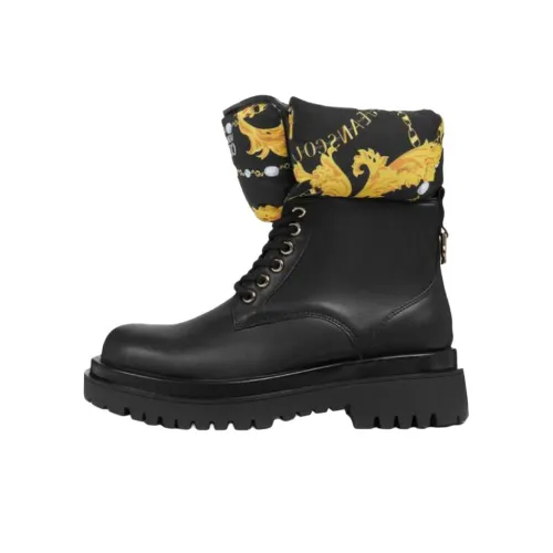 VERSACE JEANS Ботильоны Женские Черный Золото