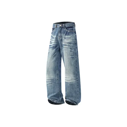 PAI SOLE Синий Унисекс Джинсы