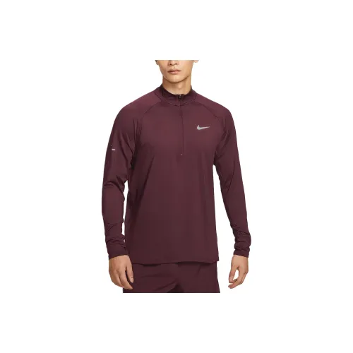 nike Яркий Бордовый Красный Мужская Футболка