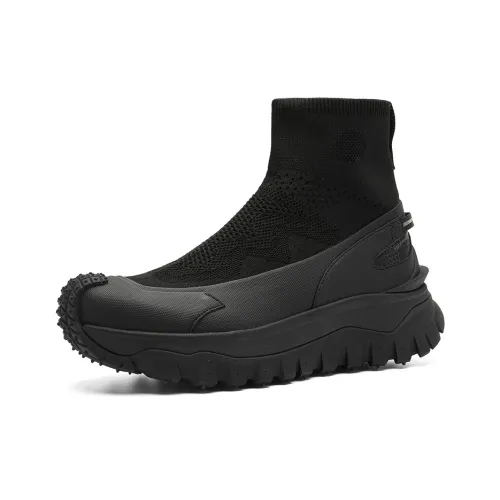 ZHENRAN Модный бренд Ботинки Эластичные Ботинки Мужские