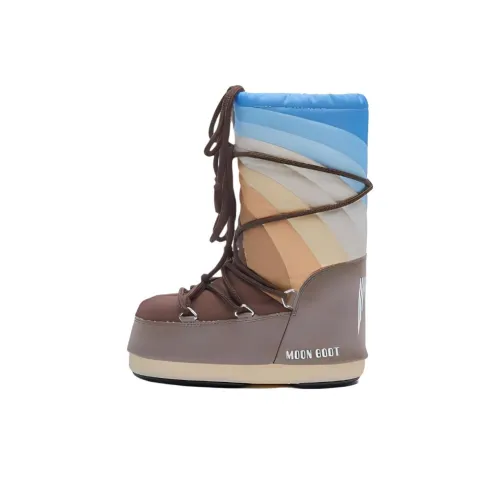 MOON BOOT Детские утепленные сапоги Коричневый Kids