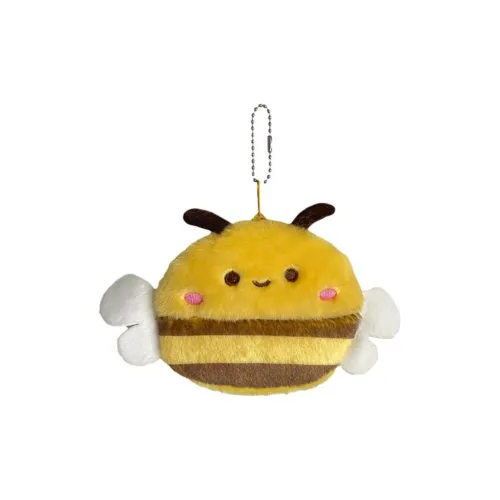 QICAIBOSHI Милый Румяна Пчелка Мелочь Наушники Помада Креативный Портативный Хранение Плюшевый Брелок 10 см Рекомендуемая Высота