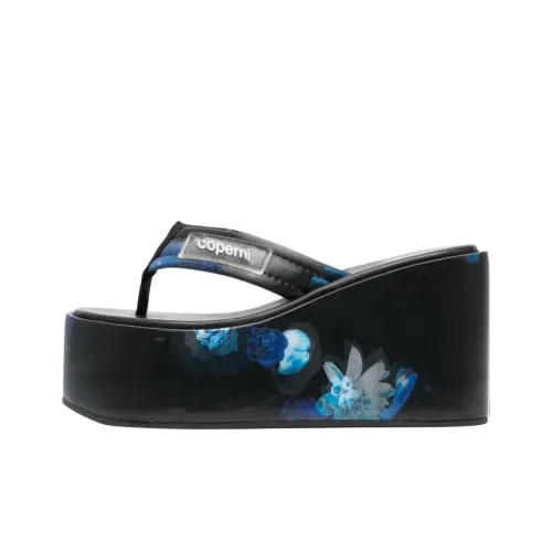 COPERNI Резина Подошва Шлепанцы Женские Синий Черный