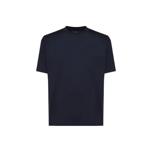 Giuliano Galiano Синий Мужской T-Рубашки