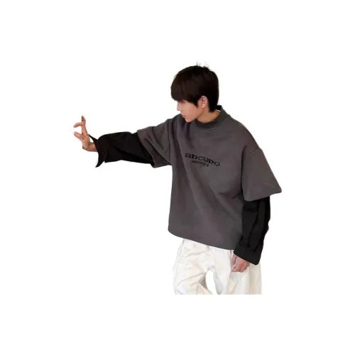 BONAS Темно-серый Мужской Свитшот