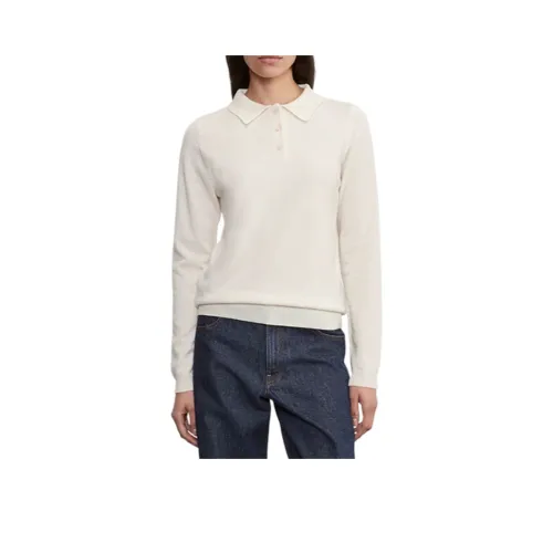 ENZA COSTA KNIT Кашемир POLO Свитер Поло Женские