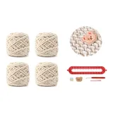 Экрю-Медведь DIY Ручной Шаль-с Вязаной Ткани Волшебный Инструмент