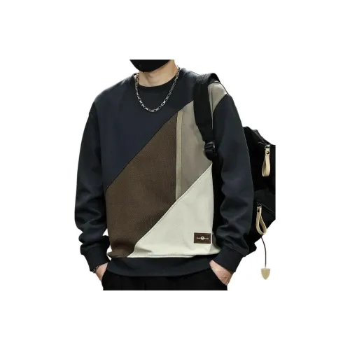 BONAS Темно-серый Мужской Свитшот