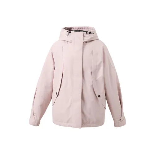 3COLOUR Дымчатый Розовый Женский Пуховик