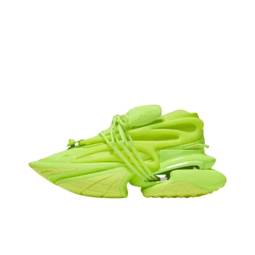 BALMAIN Unicorn Низкий Топ Повседневная Обувь Мужская Зеленая