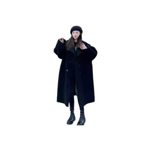 XIANSINIAO Черное Женское Пальто