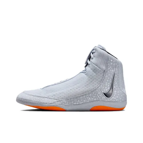 Nike Inflict 4 Дышащие Высокие Кроссовки для Тренировок Унисекс Белый Оранжевый