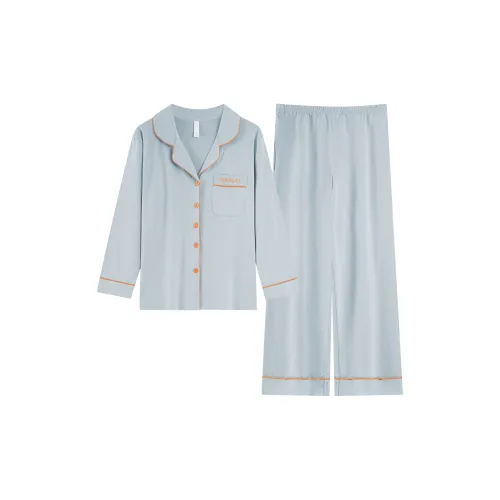 MADALLO Светло-синий женский пижамный комплект