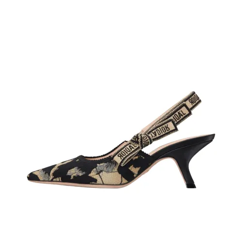 DIOR J'Adior Низкий каблук Высокий каблук 6,5 см Женский Черный Бежевый