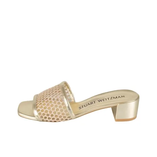 Stuart Weitzman SW Cayman Слипоны Женские Золотые