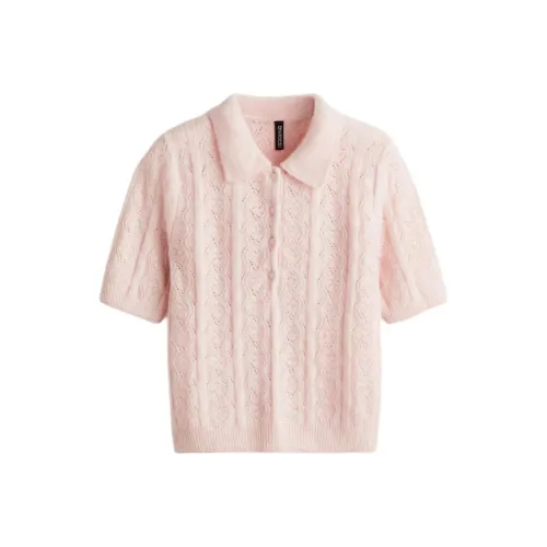 H M Светло-розовые Женские Свитера