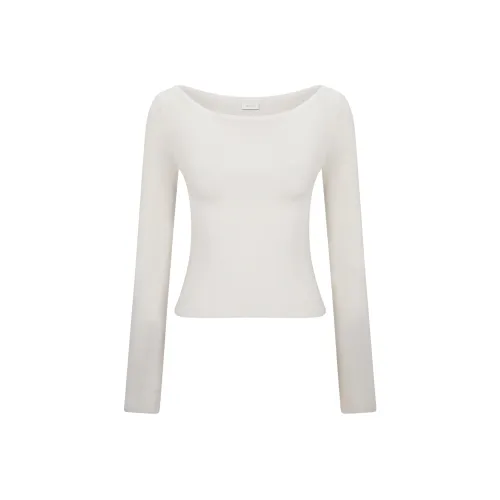 Meshki Мериносовая шерсть Трикотажный топ с длинным рукавом Женский