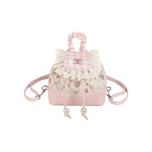 Kewuku ПУ (полиуретан) Рюкзак Женские Пузырьки Розовый Пузырьки Синий