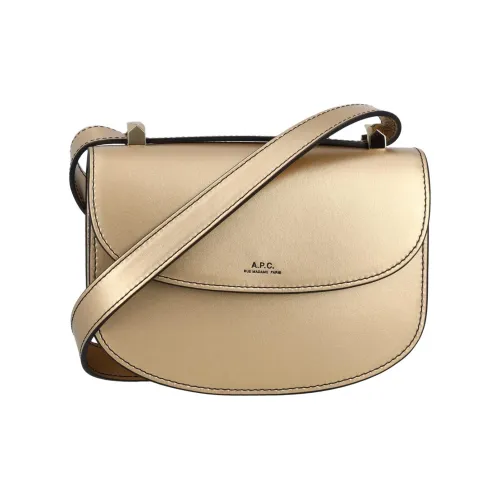 A.P.C Genève Сумка через плечо из коровьей кожи женская золотая