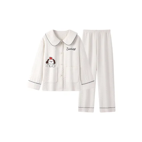 XIAOLIZI Милый щенок Женские пижамные комплекты