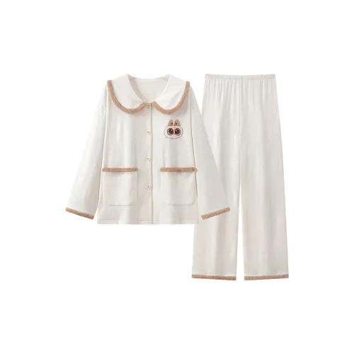 XIAOLIZI Cute Kitten Women's Pajama Sets XIAOLIZI Милый Котенок Женские Пижамные Комплекты