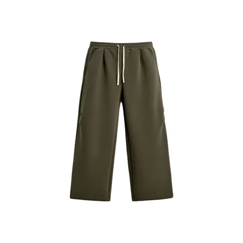 ZARA Оливковые Мужские Вязаные Спортивные Штаны