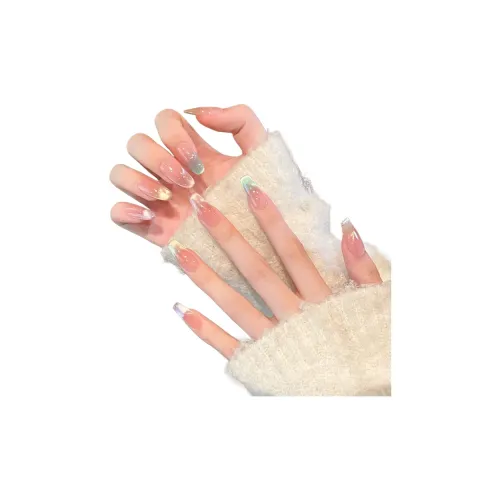 XNTX Заплатки для ногтей Ногти Art Заплатки Овальные Мягкие Серия Цветов Телесный Flashing