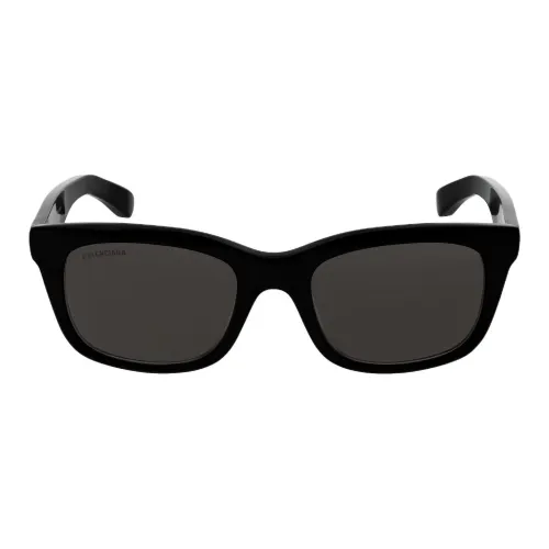 Balenciaga Ацетат Квадратные Солнцезащитные Очки Мужские Черные