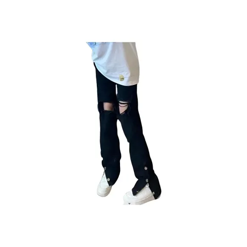 OMOIDAS Черный Унисекс Джинсы