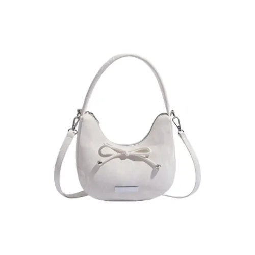 ORANGE BEAN ПУ (полиуретан) Сумка через плечо Женская Экрю Розовая