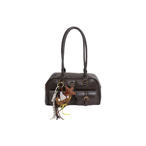 Champion Cub ПУ (полиуретан) Сумка через плечо Женская Кофейно-коричневый Черный