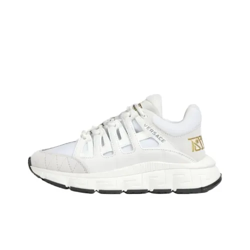 VERSACE Trigreca Низкий Топ Повседневная Обувь Женская Белая