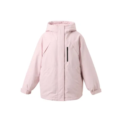 3COLOUR Пуховик Женский Светло-Розовый