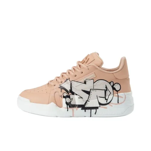 Giuseppe Zanotti GZ Talon Аbrasion Resistant MID Топ Скейтборд Кроссовки Женские Розовый